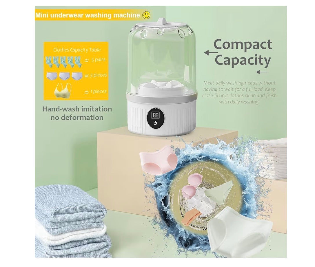 MiniWash™ Portable Delicate Laundry Washer