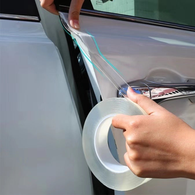 Transparent door bumper