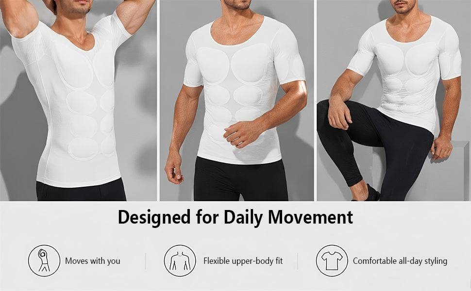 MuscleFlex™ – Instant 6-Pack Compression Shirt