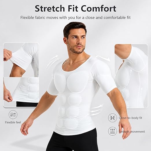 MuscleFlex™ – Instant 6-Pack Compression Shirt