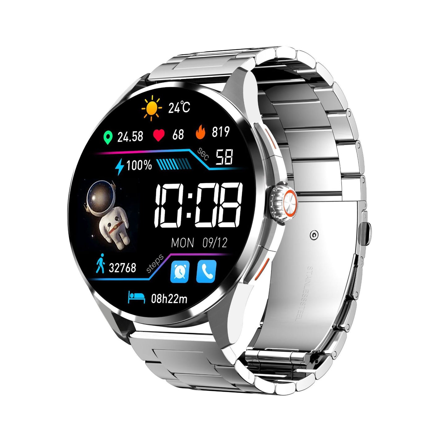 Sports Silicone Smart Watch Life Waterproof